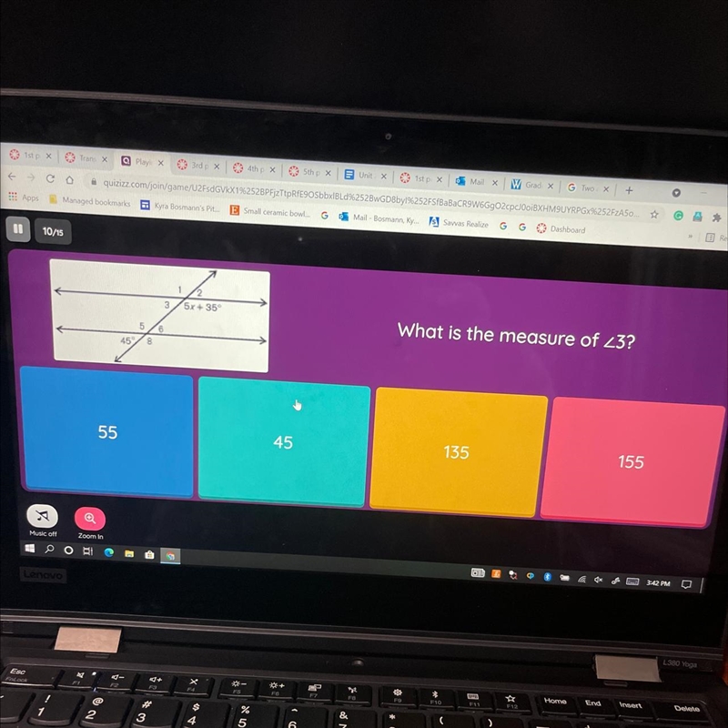 What is the measure of < 3?-example-1