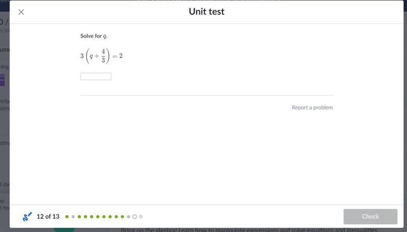 Solve for q: plz help-example-1