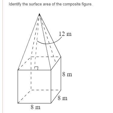 Identify the surface area of the composite figure. HELP ME PLEASE!!!-example-1