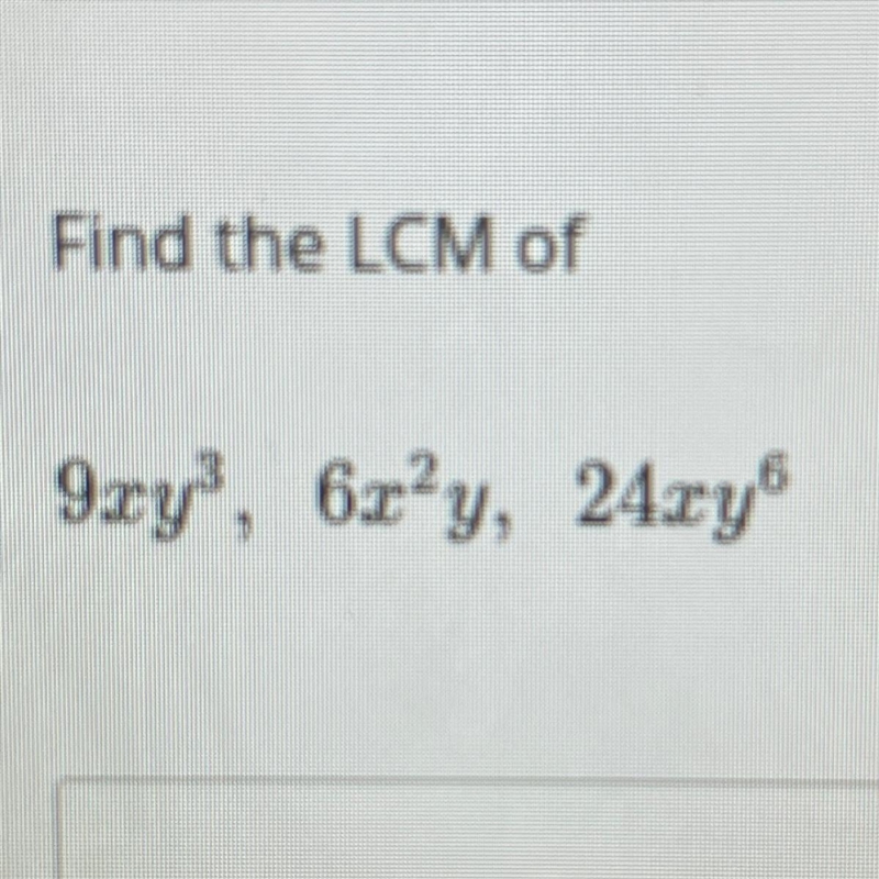 How do you find LCM? please give a good explanation!-example-1