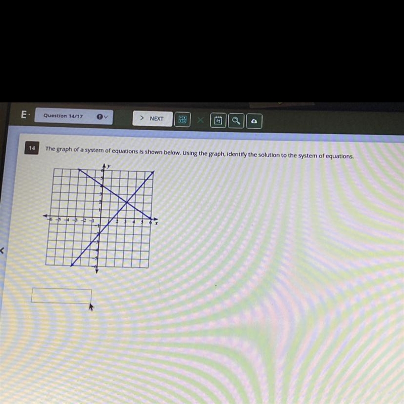 PLEASE HELPPP identify the solution to the system of equations-example-1