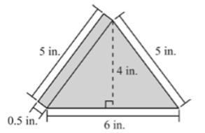 30 Points Plss HELP!!! Due Today The dimensions of a triangular prism are shown. What-example-1