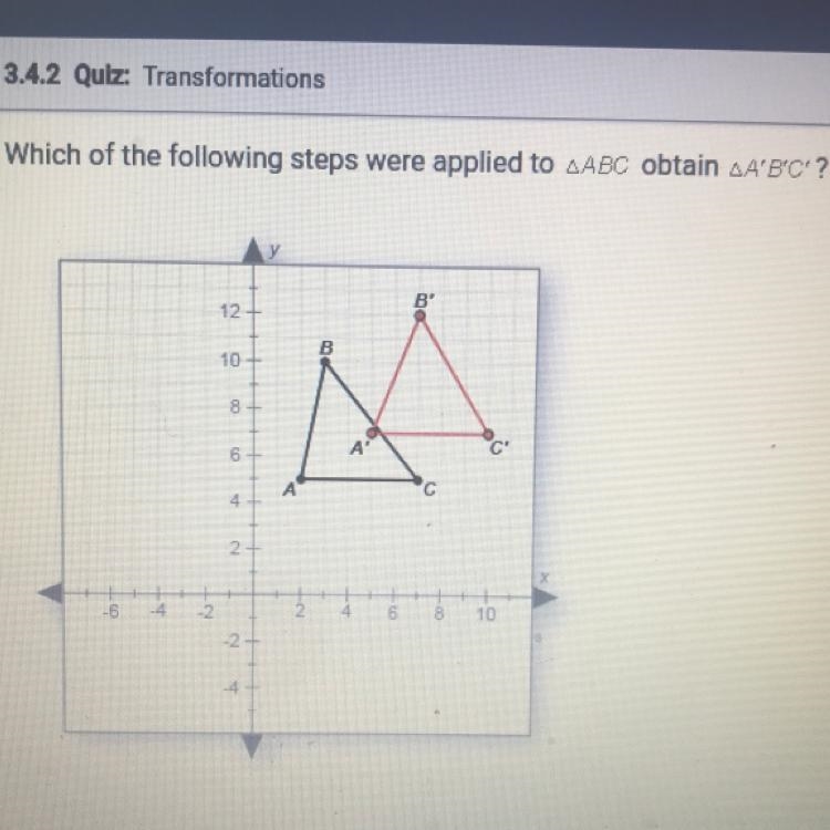 A-shifted 4 units right and 3 units up B-shifted 3 units right and 2 units up C-shifted-example-1