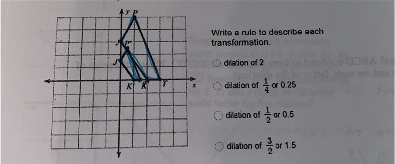 Write a rule to describe each transformation. - A - B - C - D-example-1