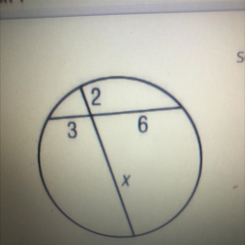 Find x segment of circles-example-1