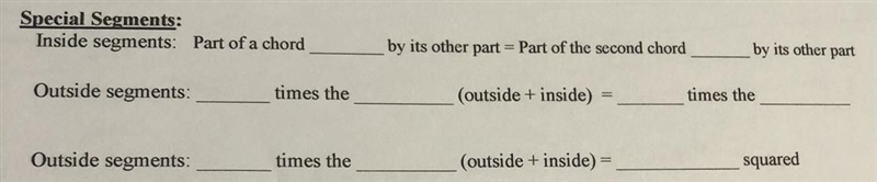 Can someone help me with Special Segments of a circle?-example-1