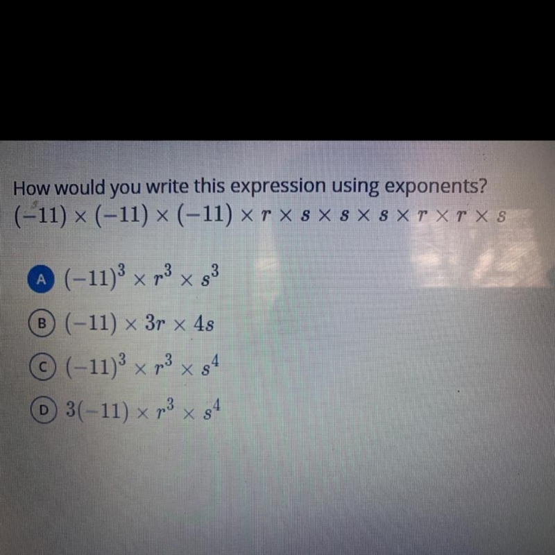 How would you write this expression using exponents-example-1