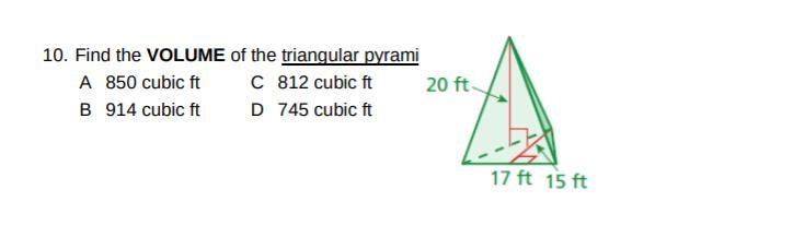 Please help me find volume for this pyramid I'm having trouble.-example-1