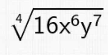 How is the number in the square root called (number 4) how can I place that in a calculator-example-1