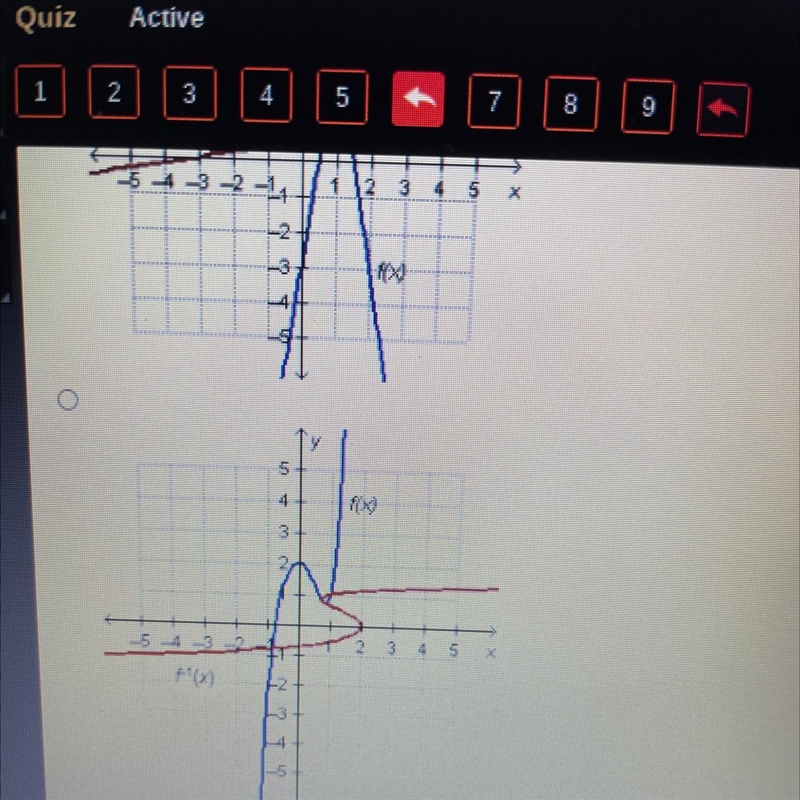 Hey can someone help me ?Which graph shows a function whose inverse is also a function-example-1