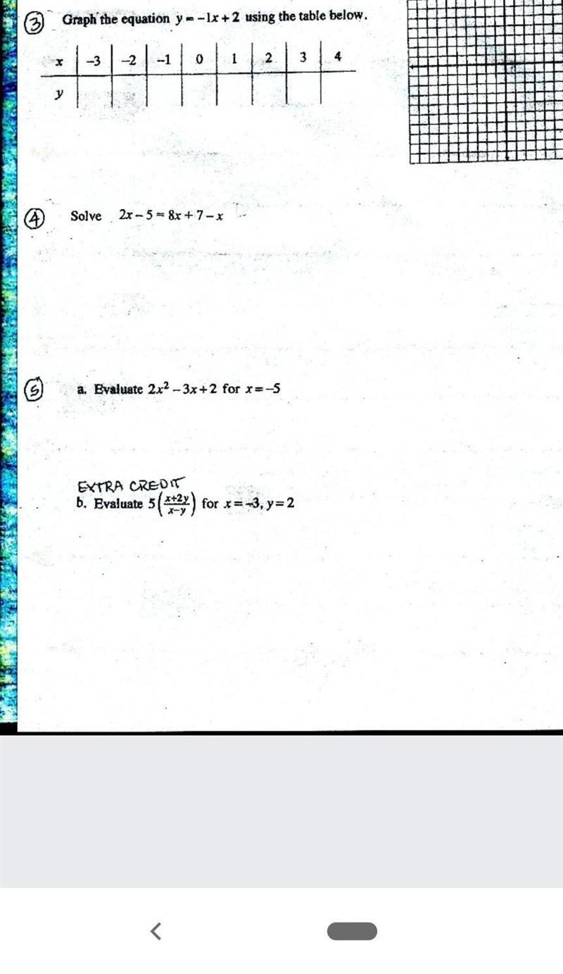 Solve. 2x-5=8x+7-x it's number 4 on the picture ​-example-1