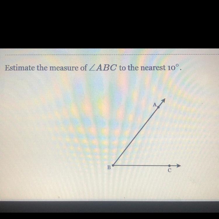 Estimate the measure of-example-1