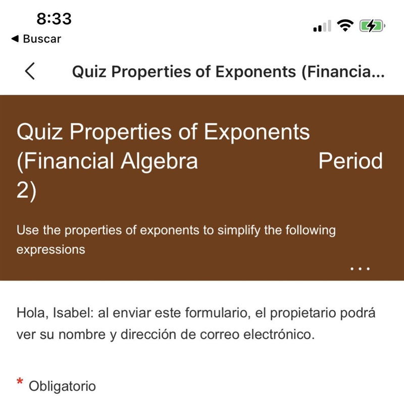 Use the properties of exponents to simplify the following expressions 1. 5³⋅5⁴ 5⁷ 5¹² 5⁻¹ 5 2. (2⁸)² 2¹⁶ 2⁶ 2¹⁰ 2⁴ 3. Anything-example-1