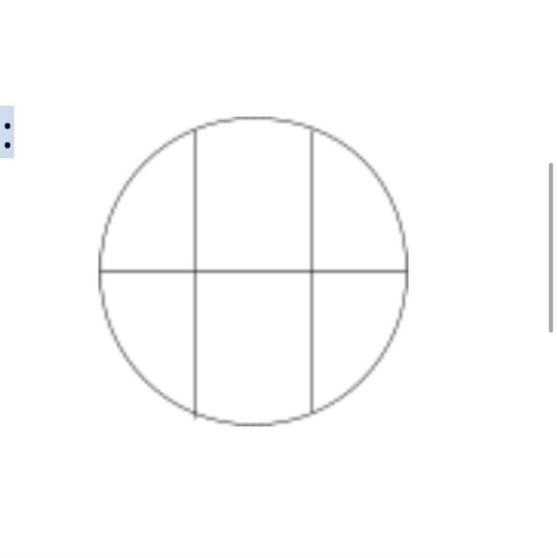 A customer asked Crazy Dave to split a pie into sixths. This is what he did: Explain-example-1