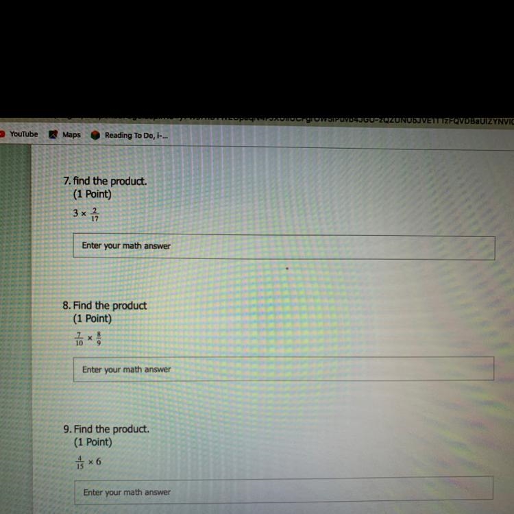 7. Find the product. 8. Find the product. 9. Find the product.-example-1