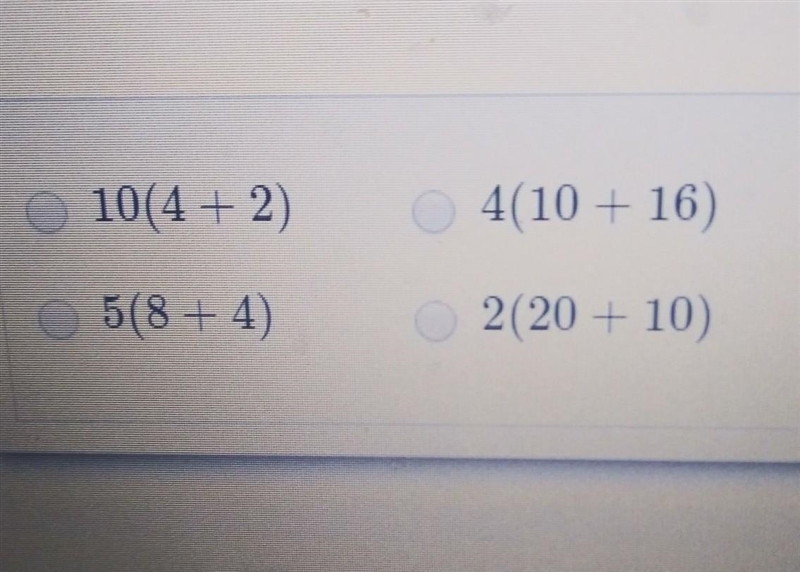 Which expression is NOT equivalent to 40 + 20​-example-1