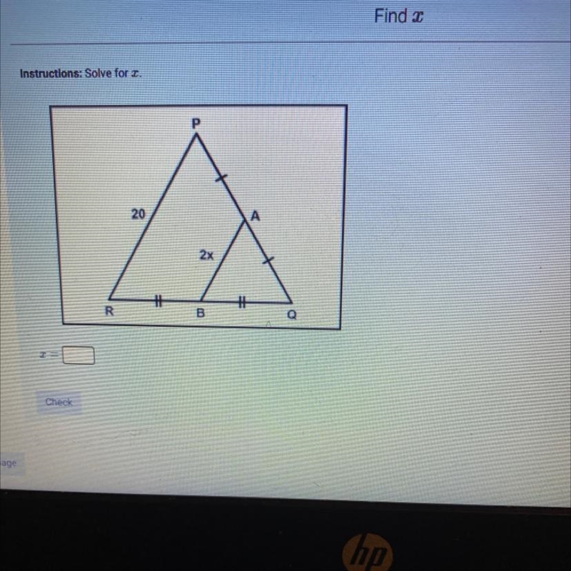 Instructions Solve for x ?-example-1