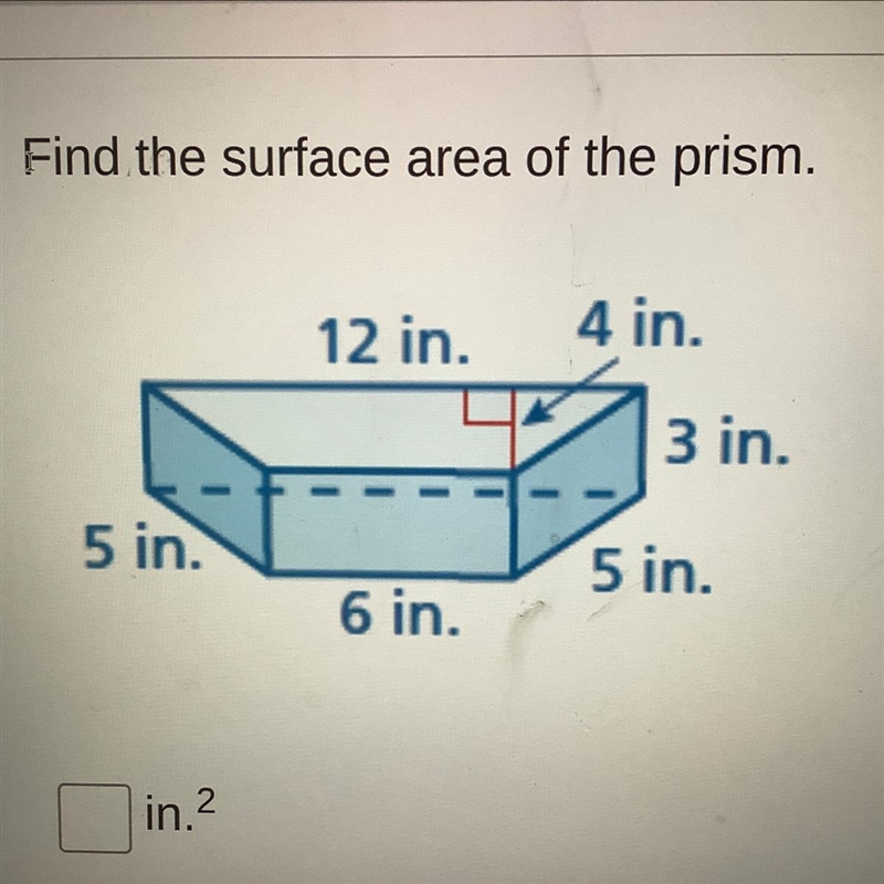 Find the surface area of the prism-example-1