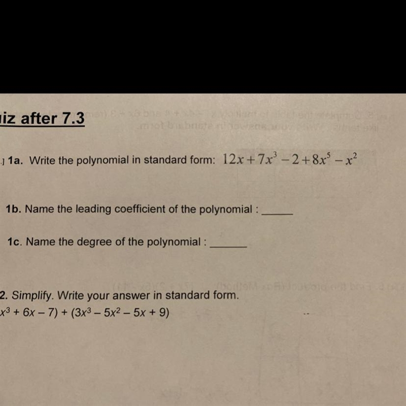 PLEASEEEE HELP ME WITH 1A. ITS EASY IF YOU KNOW HOW TO DO IT-example-1