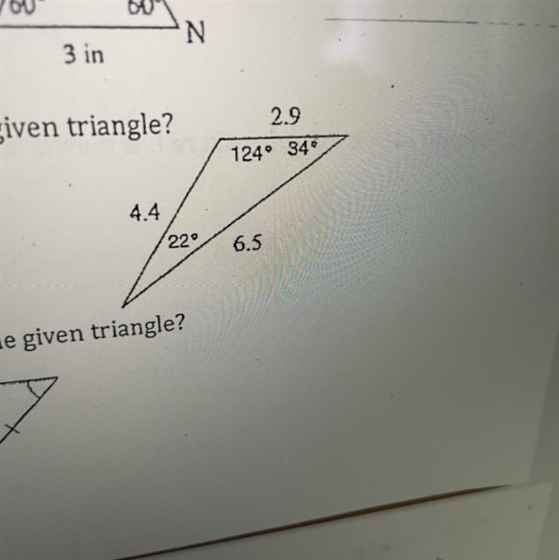 Which is the correct angle and side classification for the given triangle A. Acute-example-1