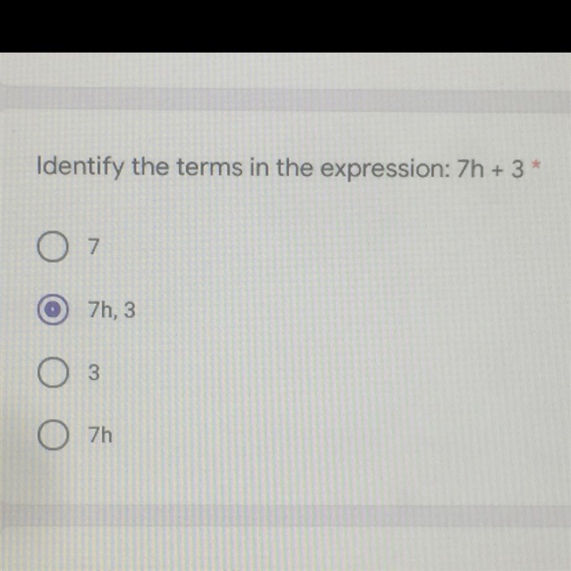 What are the terms for 7h + 3-example-1