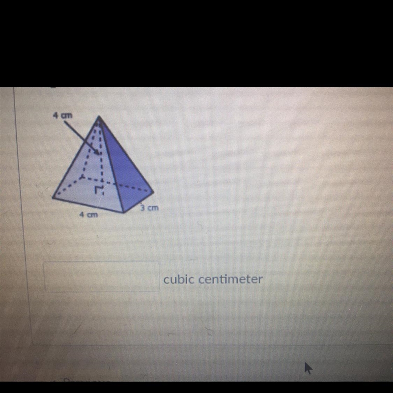 ⚠️Warning answer fast⚠️ What is the volume of this rectangular pyramid-length 4,width-example-1