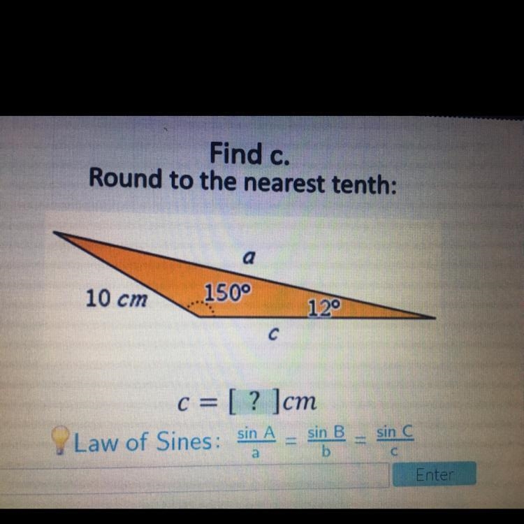 Fine c. Round to the nearest tenth-example-1