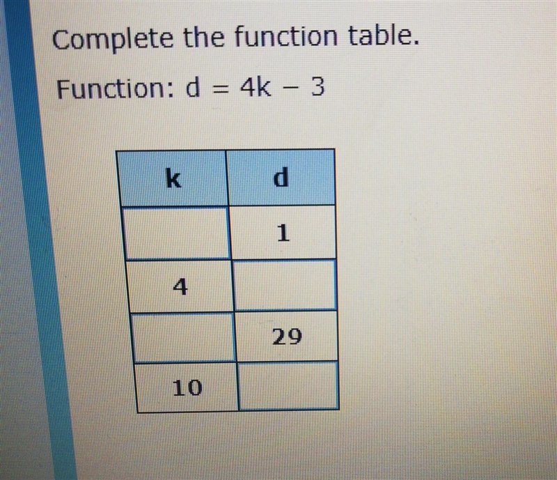 Complete function tables part 3 please help me ​-example-1