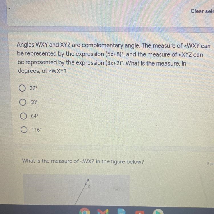 What is the measure, in degrees, of PLEASE HELP-example-1