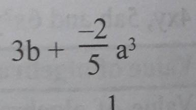 Calculate the numerical value for the following algebraic expressions when a = 1 and-example-1