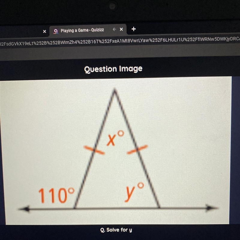 Solve for y A. 40 B. 140 C. 70-example-1