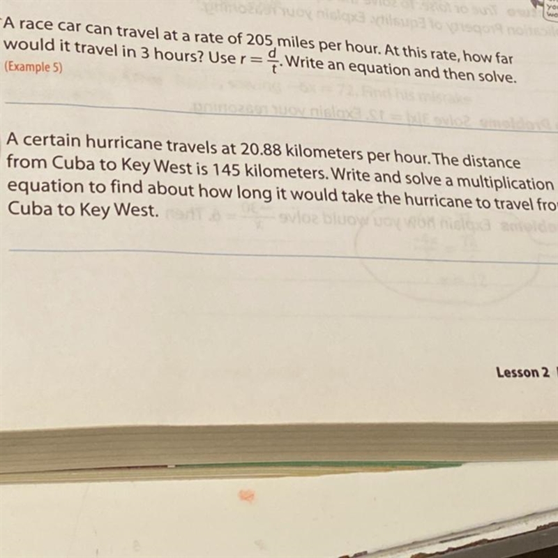 A certain hurricane travels at 20.88 kilometers per hour. The distance from Cuba to-example-1