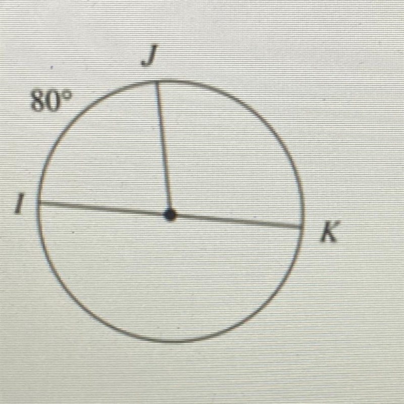 Find m]KI. А 80° B 100° С 160° D 2800-example-1