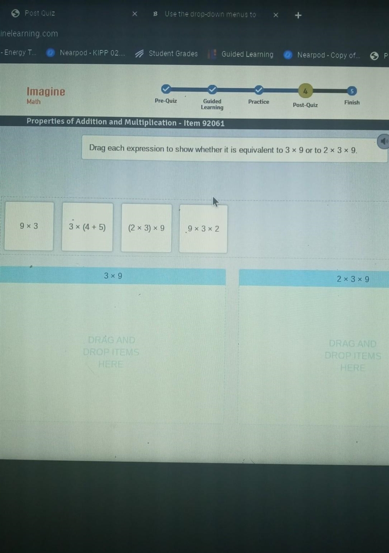 Crikey expression to show whether it is equivalent to 3 * 9 or to 2x3x9​-example-1