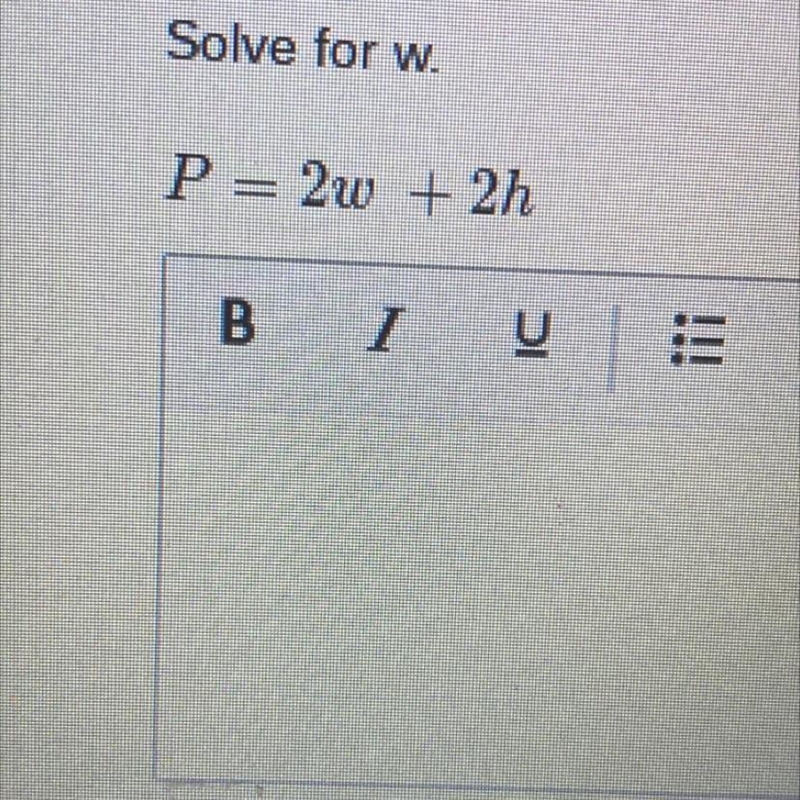 What would w be equal to?-example-1