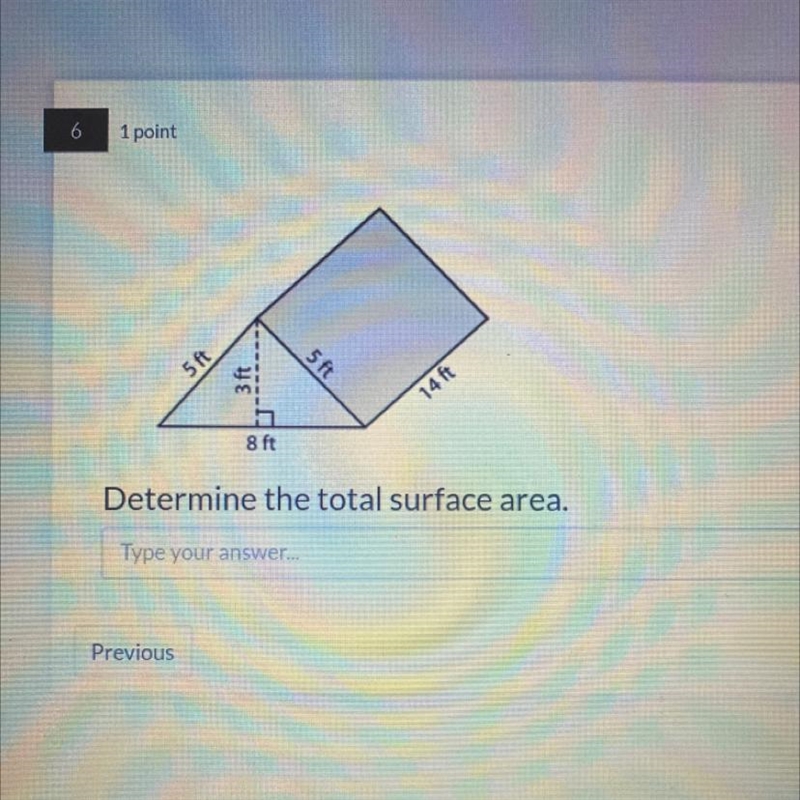 Determine the total surface area.-example-1