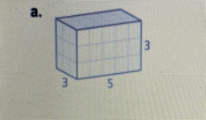 Draw a two-dimensional representation of each prism. Then find the area of the entire-example-1