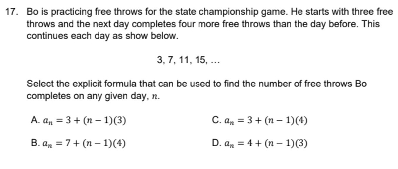 Bo is practicing free throws for the state championship game. He starts with three-example-1