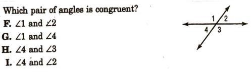 Which pair of angles is congruent-example-1