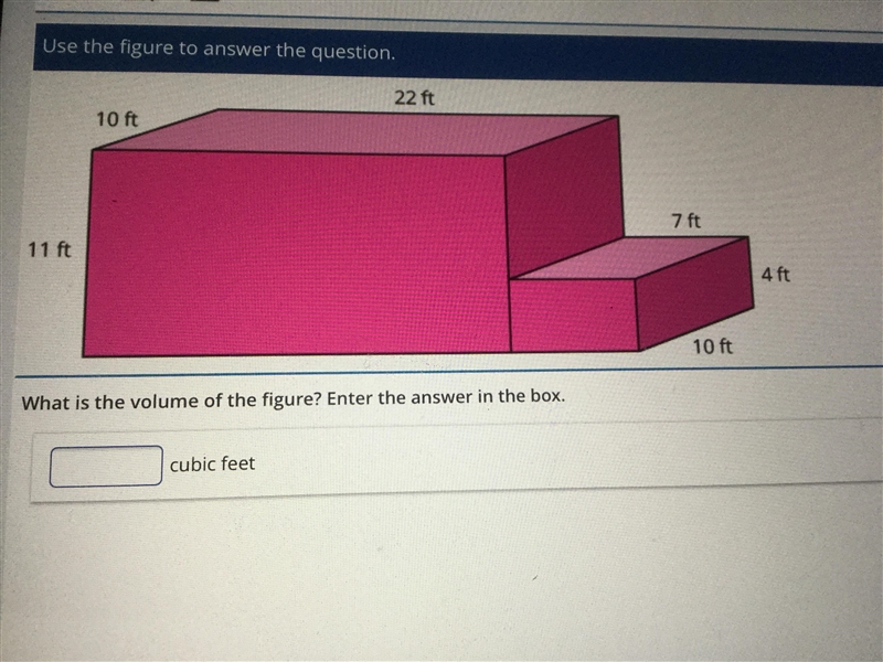 What is the volume of the figure?-example-1