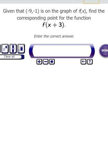 Find the corresponding point to the function​-example-1