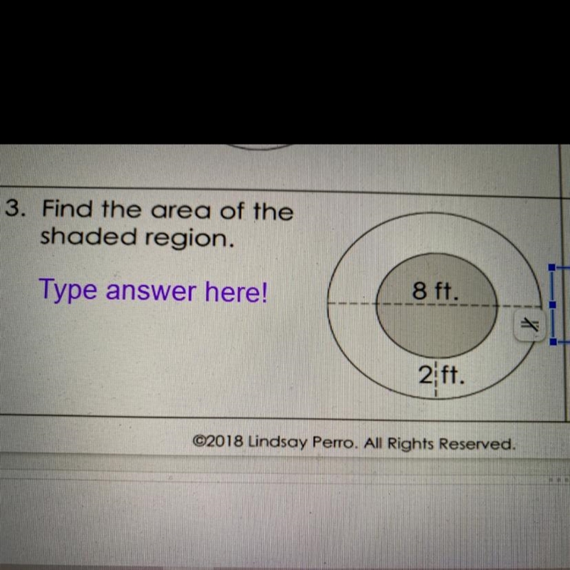 3. Find the area of the shaded region.-example-1