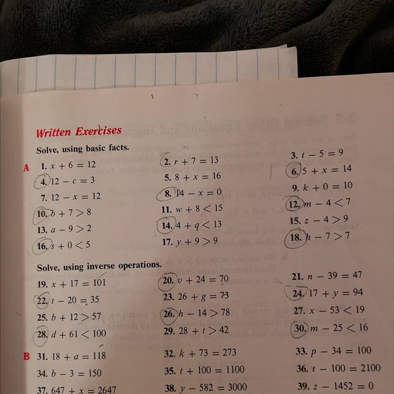 Help please. circled numbers only. thank you sm.-example-1