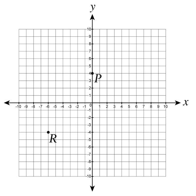 What is the distance between point P and point R?-example-1