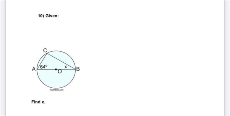 Find X to this problem.-example-1