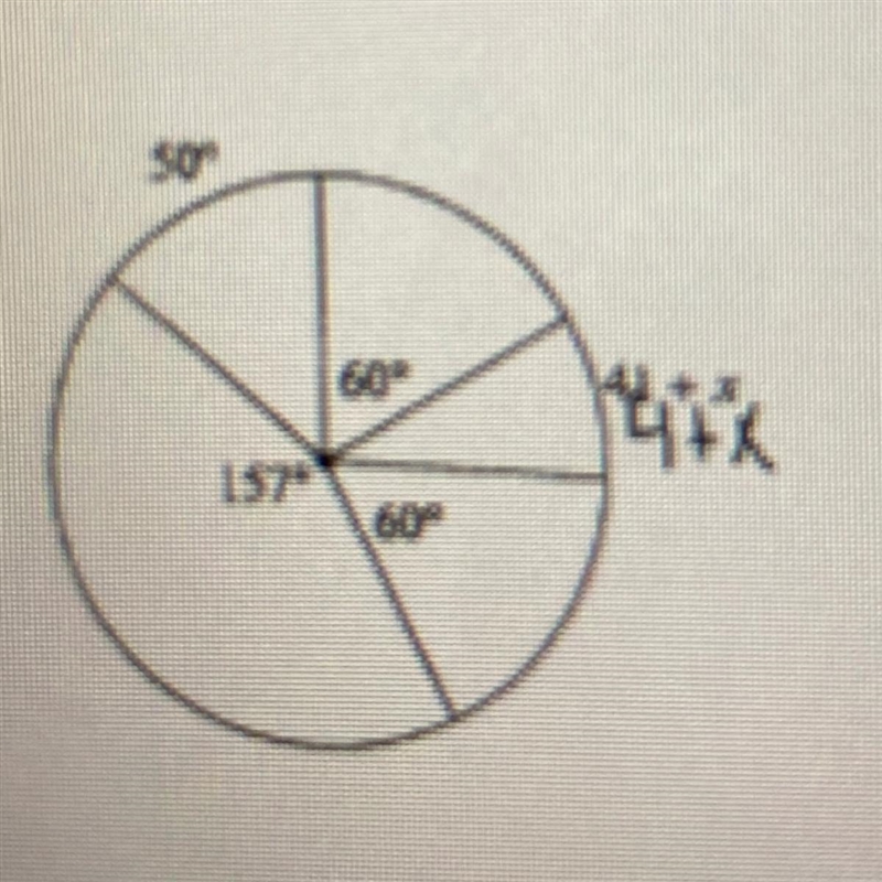 Solve for x. Assume that lines appear to be actual diameters.-example-1