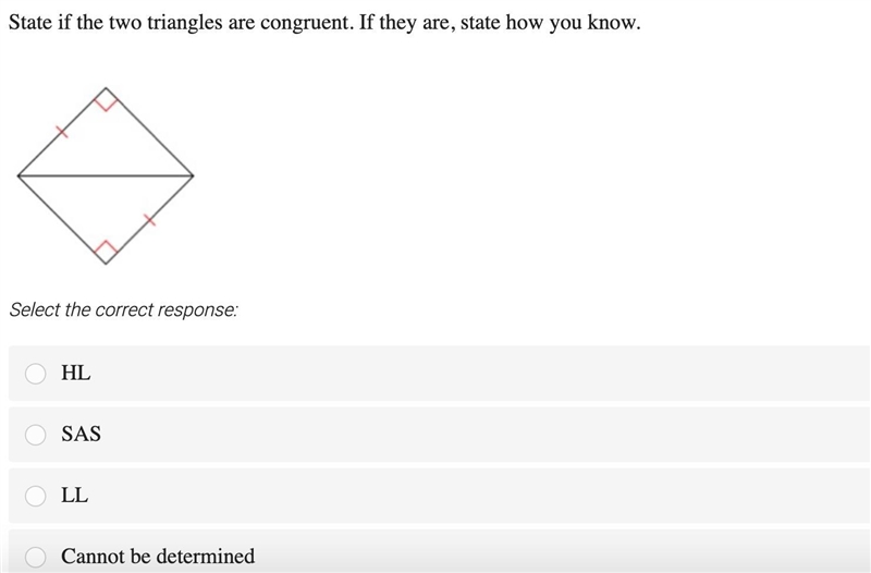 State if the two triangles are congruent.-example-1