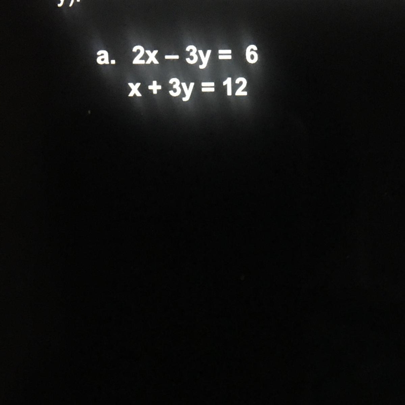 Can someone help me solve this (solution must contain a point (x,y).-example-1