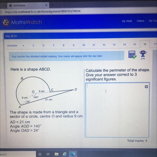 Here is a shape ABCD. Calculate the perimeter of the shape. Give your answer correct-example-1