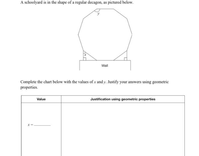 What is the value of x in a decagon-example-1